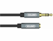 UNITEK Y-C932ABK audio cable 1 m 3.5mm Black  Grey