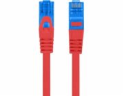 LANBERG PATCHCORD S/FTP CAT.6A 2M RED LSZH