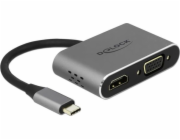 Replikátor portů USB-C -&gt; HDMI, VGA, USB 3.0, PD 2.0, Micro USB-C