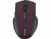 Bezdrátová myš Accura MM-665 RF 1600dpi 6P Burgundy