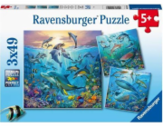 Puzzle Ravensburger 3x49 Podmořský život