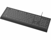 KRUX ERGO LINE wired black US keyboard