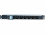 Techly Rack19 1U TechlyPro Schuko 3m černý (100471)