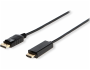 Savio CL-56 adaptér k video kabelům 1,5 m DisplayPort HDMI Typ A (standardní) Černá