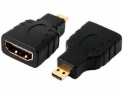 Equip AV adaptér HDMI Micro - HDMI černý (118915)