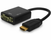 Elmak HDMI AV adaptér - D-Sub (VGA) černý (CL-23)