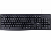 Gembird KB-UM-107 Multimedia keyboard black US-layout