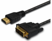 Savio CL-10 video cable adapter 1.5 m DVI HDMI Type A (Standard) Black