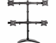 Neomounts Select  NM-D335D4BLACK / Flat Screen Desk mount (10-27") desk clamp/stand/grommet / Black