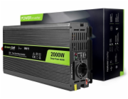 Auto měnič Green Cell 12V až 230V, 2000W / 4000W Čistá sinusovka (INV11)