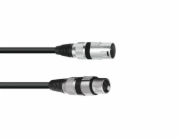 Kabel MC-30 XLR samec - XLR samice, černý, 3m