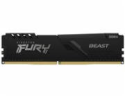 KINGSTON DIMM DDR4 16GB 3200MT/s CL16 FURY Beast Černá