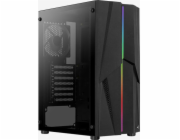 AEROCOOL skříň Mecha, Mid tower, 2x USB 3.0, 2x audio, bez zdroje