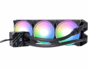 Alphacool Eisbaer Pro Aurora 360 Processor All-in-one liquid cooler 12 cm Black White 1 pc(s)