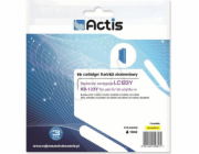 Actis KB-123Y ink for Brother printer; Brother LC123Y/LC121Y replacement; Standard; 10 ml; yellow