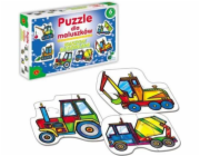 Alexander Puzzle pro miminka - Stavební stroje - 0541