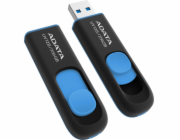 A-Data ADATA Flash Disk 256GB UV128, USB 3.1 Dash Drive (R:90/W:40 MB/s) černá/modrá AUV128-256G-RBE