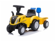 Buddy Toys BPC 5176 New Holland T7 Odrážedlo s vozíkem, žlutá