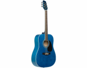 Stagg SA20D BLUE, akustická kytara typu Dreadnought