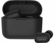 Savio TWS-09 IPX5 sluchátka / náhlavní souprava Bluetooth 5.1 Bezdrátový Do ucha Hudba Bluetooth Černá