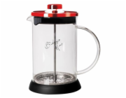 Konvička na čaj a kávu French Press 600 ml  Burgundy Metallic Line BH-1497