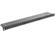 LANBERG 24 Port 0.5U Cat.6 Patch panel