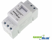 Maclean Timer pro DIN lištu GB104 GreenBlue 16 programů (GB104)