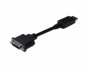 DIGITUS DisplayPort - DVI Adapt/ Converter, DP-DVI, 15cm, black