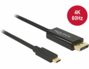 Kabel USB-C -> DisplayPort M/M 2m (tryb alternatywny DP) 4K 60Hz czarny 