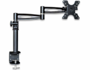 TECHLY 301191 Desk LED/LCD monitor double arm 13-27 6kg VESA adjustable black