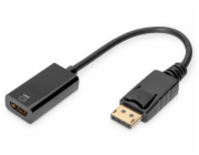 DIGITUS Active DisplayPort on HDMI Converter 20cm gold black