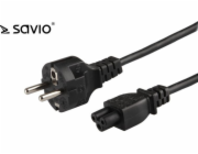 Napájecí kabel Elmak Napájecí kabel \ &#39;čtyřlístek \&#39; Savio CL-81 1,8m, multibalení 10 ks, 3x0,75mm2-SAVIO CL-81Z