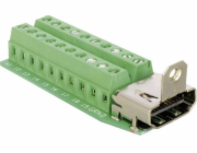 Delock Terminal Block Adapter HDMI female to 20 pin