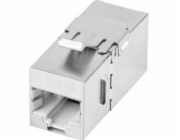 LANBERG FEED-THRU KEYSTONE CONNECTOR RJ45->RJ45 CAT.6 FTP 90  