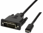 LogiLink USB-C - DVI 3,0m USB kabel