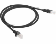 Lanberg PCU6-10CC-0100-BK síťový kabel Černá 1 m Cat6 U/UTP (UTP)