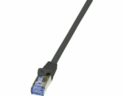 LOGILINK CQ4093S LOGILINK - Cat.6A Patch cable made from Cat.7 raw cable, black, 10m