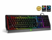 CONNECT IT BATTLE RGB herní klávesnice (CZ+SK verze), ČERNÁ