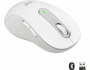 Logitech myš Signature M650 Large/optická/bezdrátová/400-2000dpi/5 tlačítek/logitech bolt/světle šedá/pro leváky