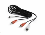 Kabel CABLEXPERT přípojný 2xcinch/2xcinch, 1,8m audio