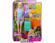 Barbie “It takes two! Camping” Spielset mit Malibu Puppe, Hündchen und Accessoires