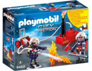 Hasiči s vodním čerpadlem Playmobil, Hasiči, 40 dílků