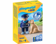 Policista se psem Playmobil, 1.2.3, 2 ks