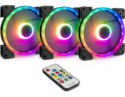 Argus RGB-Fan Set RS-14 140x140x25, Gehäuselüfter