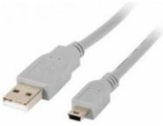 LANBERG USB MINI (M) na USB-A (M) 2.0 kabel 1,8m, šedý (CANON) 