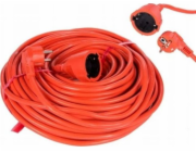 VERTEX PZO20M Retractable extension cable 20 m 3x2 5 mm Orange