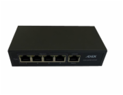 Switch Adex ADS105FRP-4POAF 5x LAN, 1x PoE-in reverzní, 4x PoE-out