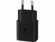 Samsung cestovní nabíječka EP-T1510XBE, PD, 15W, kabel USB-C, černá