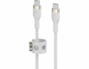 Belkin Flex USB-C/USB-C do 60W 1m, bílý            CAB011bt1MWH