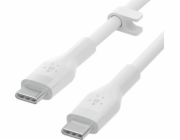 Belkin Flex USB-C/USB-C do 60W 3m, bílý            CAB009bt3MWH